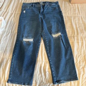 Ava & Viv dark wash ankle jeans